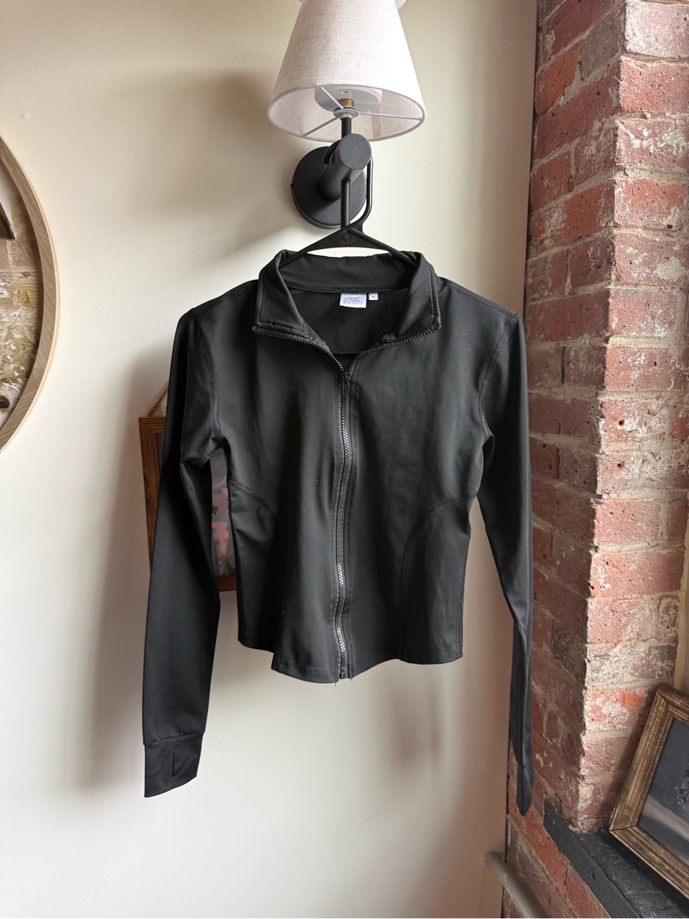 Black Full-Zip Lightweight Jacket